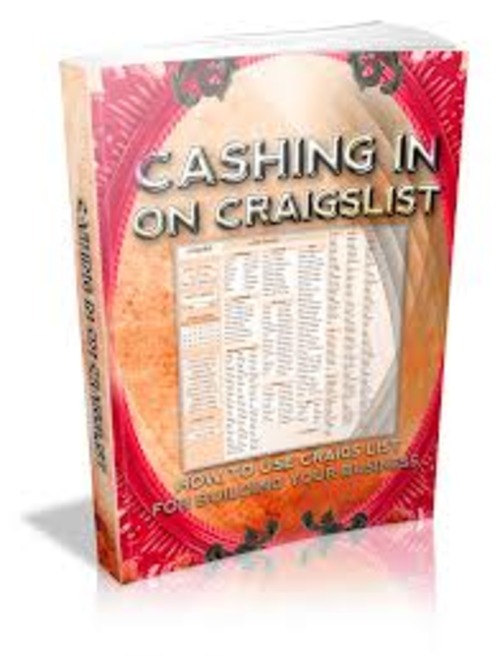 Product picture Cashing in on Craigslist